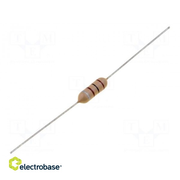 Inductor: axial | THT | 100uH | 550mA | 670mΩ | Ø4.06x12.7mm | ±10%
