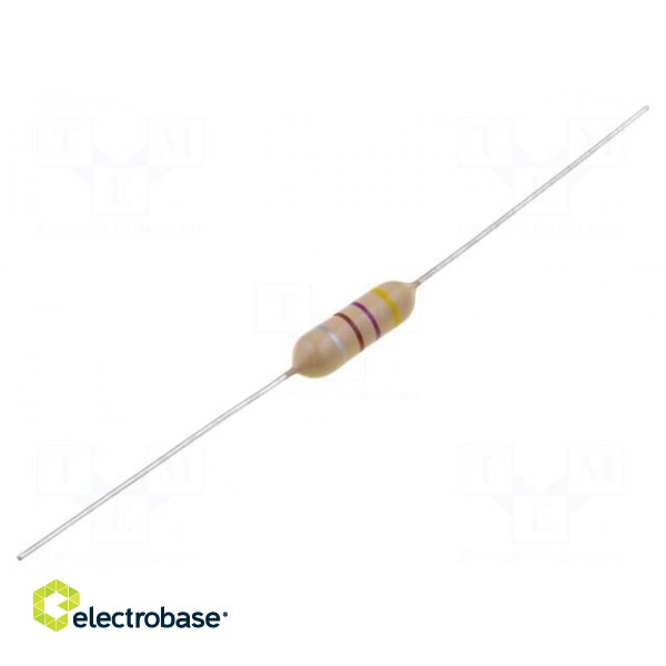 Inductor: axial | THT | 10uH | 1.5A | 95mΩ | Ø4.06x12.7mm | ±10%