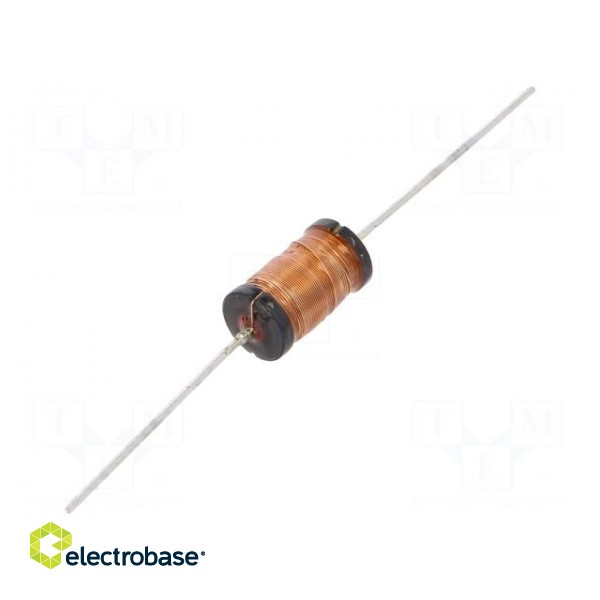 Inductor: wire | THT | 3.3mH | 0.345A | 6.52Ω | Ø7.5x16mm | ±5% | Q: 55