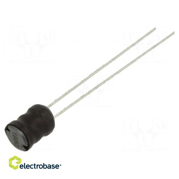 Inductor: wire | THT | 1.5mH | 130mA | 6.49Ω | ±10% | Ø6.5x8.5mm | vertical