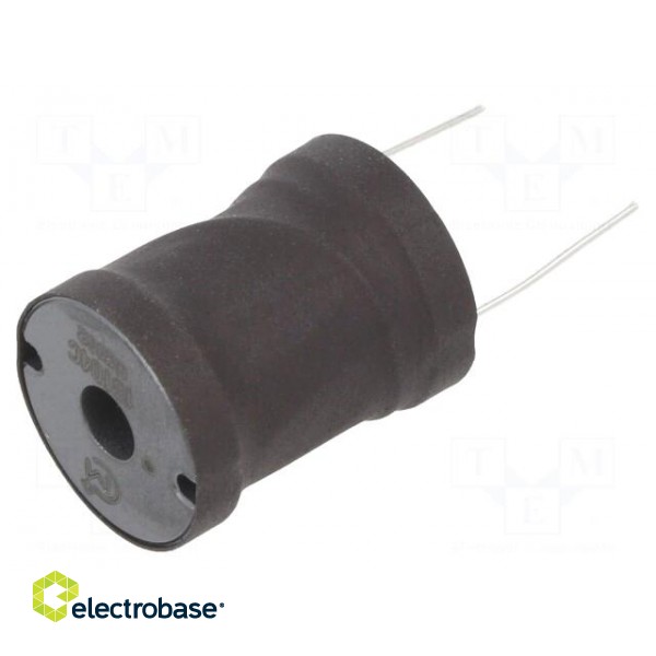 Inductor: wire | THT | 100uH | 2.62A | 110mΩ | ±10% | Ø16.8x21.3mm | 1500