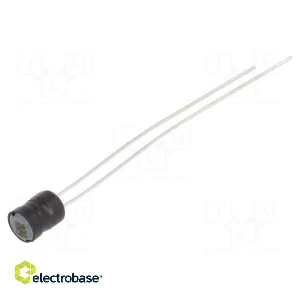 Inductor: wire | THT | 100uH | 350mA | 1.1Ω | ±10% | Ø5x7.5mm | vertical