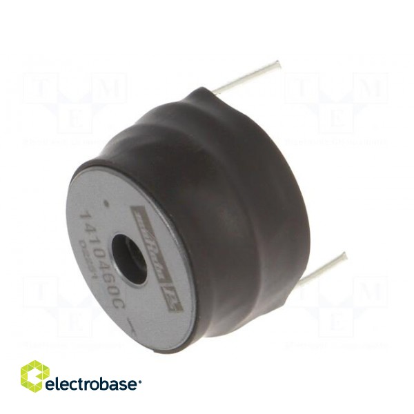 Inductor: wire | THT | 100uH | 6A | 33mΩ | ±15% | Ø24.4x18.5mm | vertical
