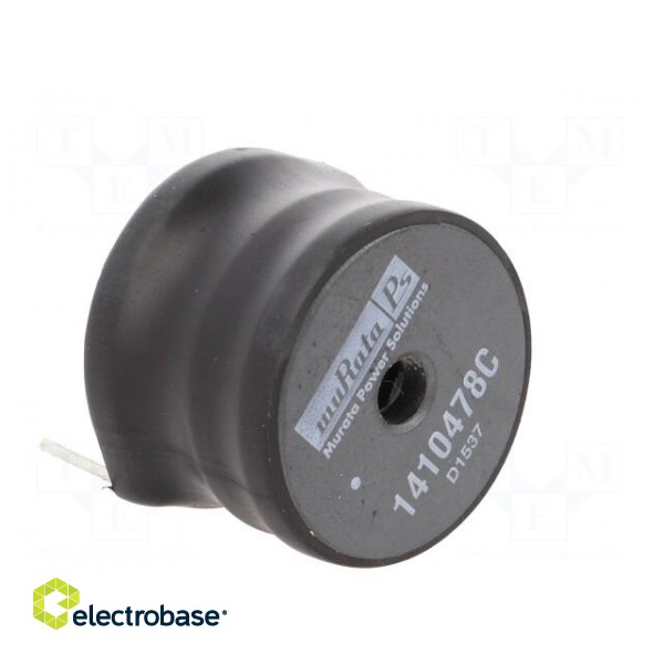 Inductor: wire | THT | 100uH | 7.8A | 40mΩ | ±10% | Ø29.8x21.8mm | vertical image 8