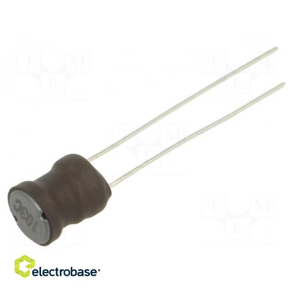 Inductor: wire | THT | 10uH | 3A | 31mΩ | ±10% | Ø9.5x13.5mm | vertical