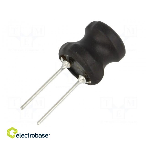 Inductor: wire | THT | 1mH | Ioper: 800mA | 1.5Ω | ±10% | Ø11.5x11.5mm