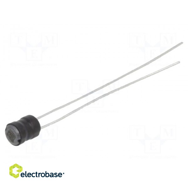 Inductor: wire | THT | 150uH | 300mA | 1.65Ω | ±10% | Ø5x7.5mm | vertical