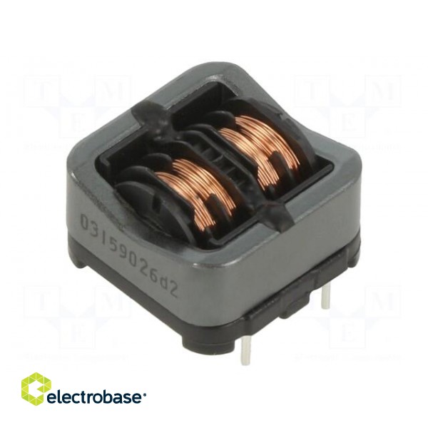 Inductor: wire | THT | 159mH | 300mA | 2.85Ω | -25÷120°C | 250VAC