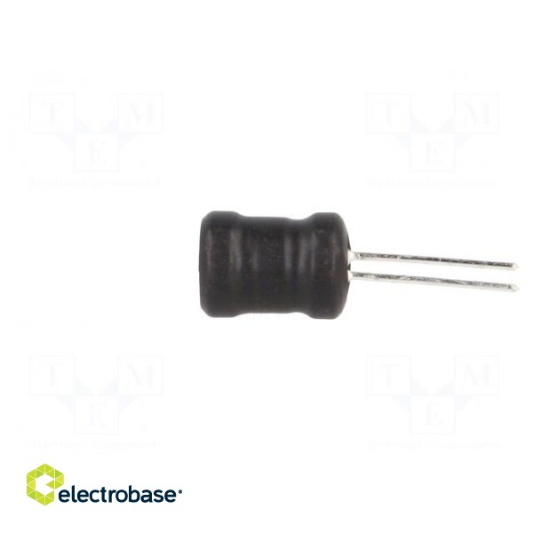 Inductor: wire | THT | 1mH | 450mA | 1.26Ω | ±10% | Ø10.5x13.5mm | vertical image 3