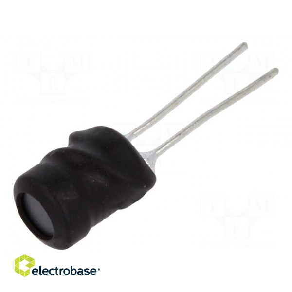 Inductor: wire | THT | 10uH | Ioper: 4A | 40.38mΩ | ±10% | Ø7.5x9.5mm