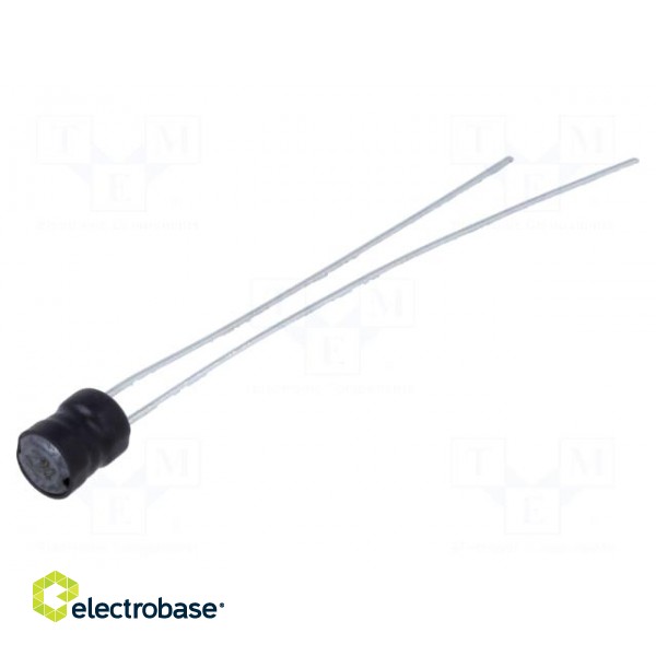 Inductor: wire | THT | 220uH | 240mA | 2.4Ω | ±10% | Ø5x7.5mm | vertical