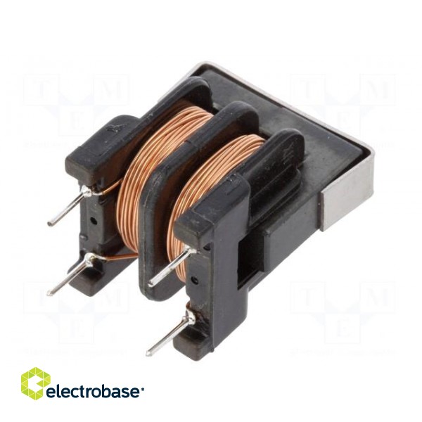 Inductor: wire | THT | 25mH | 900mA | 750mΩ | 23x19x27mm | horizontal