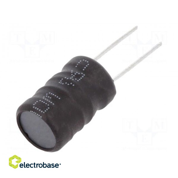 Inductor: wire | THT | 3.3mH | 750mA | ±10% | Ø11.5x17.5mm | vertical