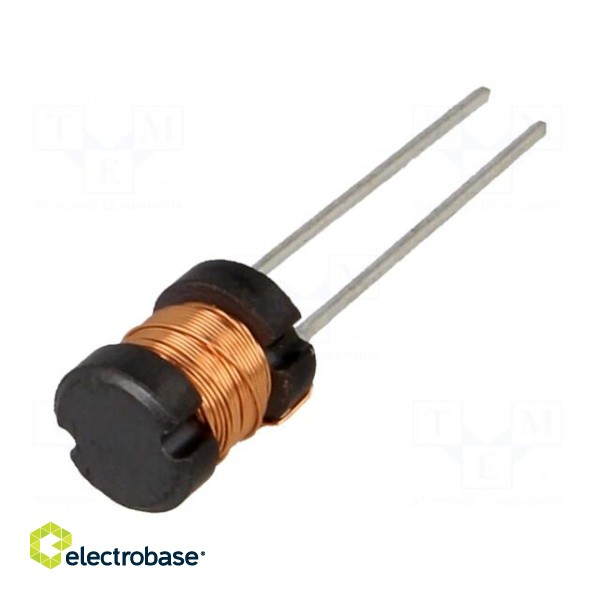 Inductor: wire | THT | 470uH | 500mA | 1.94Ω | ±10% | Ø7.5x9.5mm | vertical