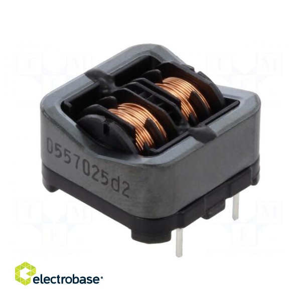 Inductor: wire | THT | 57mH | 500mA | 1.06Ω | -25÷120°C | 250VAC