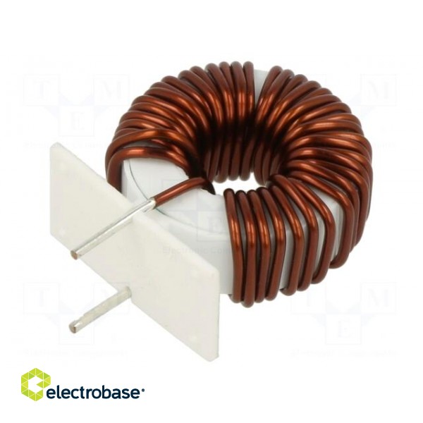 Inductor: wire | THT | 64uH | 5A | 37mΩ | -25÷105°C