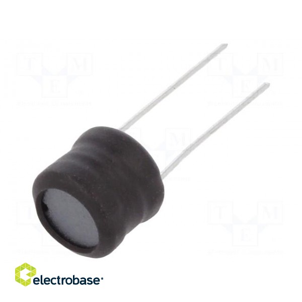 Inductor: wire | THT | 680uH | 450mA | ±10% | Ø9.5x8.5mm | vertical