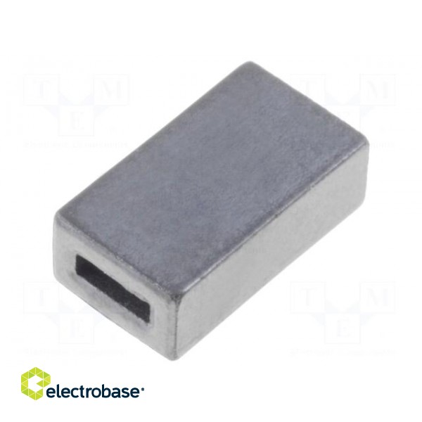 Core: ferrite | for flat cable | 25Ω | A: 10mm | B: 3.2mm | C: 7mm | D: 8mm