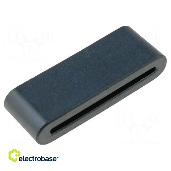 Core: ferrite | for flat cable | 29Ω | A: 16mm | B: 5mm | C: 8mm | D: 11.5mm