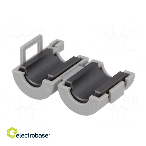 Ferrite: two-piece | on round cable | A: 22mm | B: 18mm | C: 7mm | D: 15mm image 8