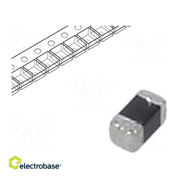 Ferrite: bead | Imp.@ 100MHz: 120Ω | SMD | 1.2A | 0402 | R: 90mΩ