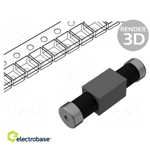 Filter: anti-interference | 3.3nF | SMD | 2606 | EMIFIL | 2A | 100VDC