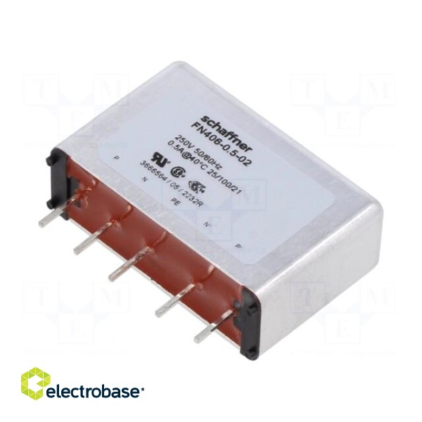 Filter: anti-interference | single-phase | 250VAC | Cx: 100nF | 1MΩ