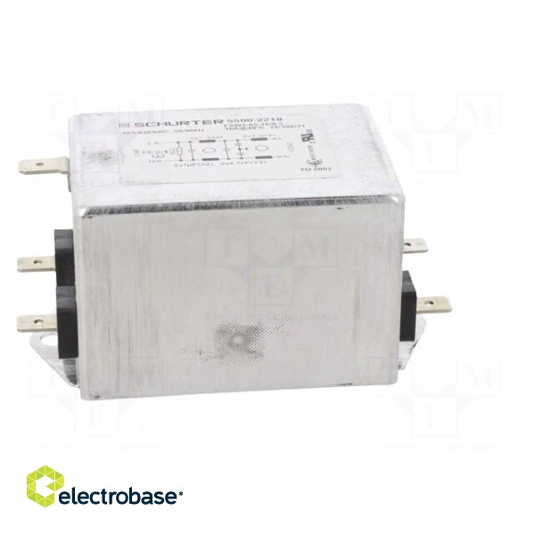 Filter: anti-interference | 250VAC | Cx: 1uF | Cy: 4.7nF | 1.3mH | 1mΩ image 7