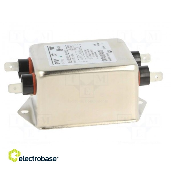 Filter: anti-interference | single-phase | 250VAC | Ioper.max: 6A фото 7