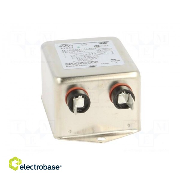 Filter: anti-interference | single-phase | 250VAC | Ioper.max: 6A фото 9