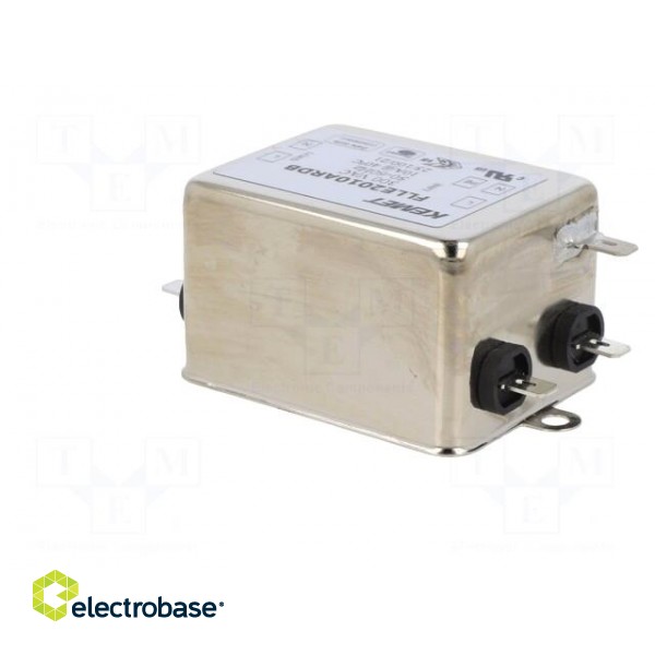 Filter: anti-interference | 300VAC | 10A | Leads: connectors FASTON фото 6
