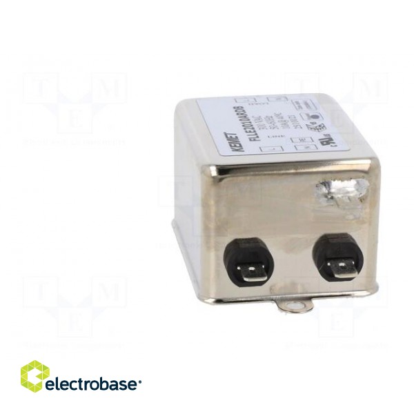 Filter: anti-interference | 300VAC | 10A | Leads: connectors FASTON фото 7