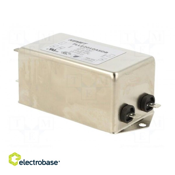 Filter: anti-interference | 300VAC | 10A | Leads: connectors FASTON image 4