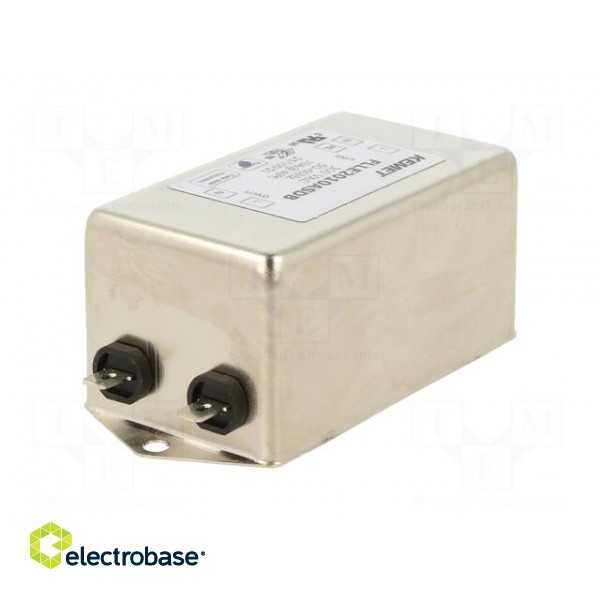 Filter: anti-interference | 300VAC | 10A | Leads: connectors FASTON фото 5