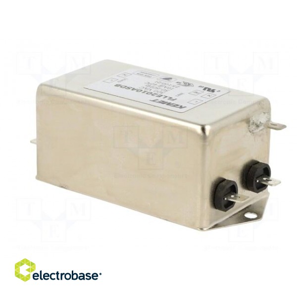 Filter: anti-interference | 300VAC | 10A | Leads: connectors FASTON фото 7