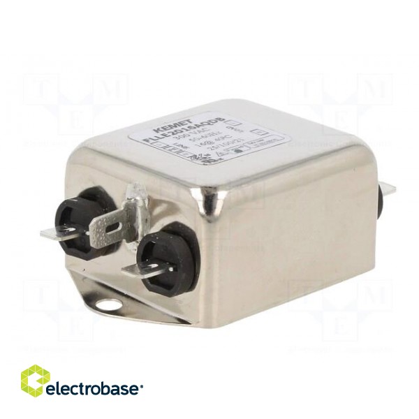 Filter: anti-interference | 300VAC | 16A | Leads: connectors FASTON image 2