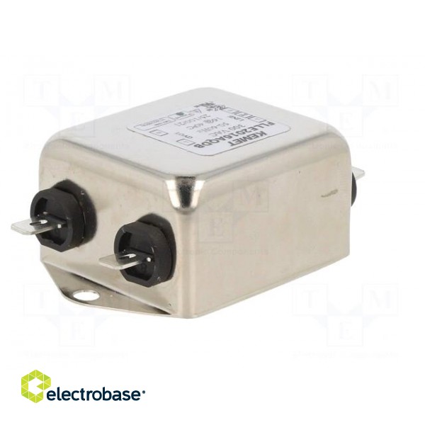 Filter: anti-interference | 300VAC | 16A | Leads: connectors FASTON image 6
