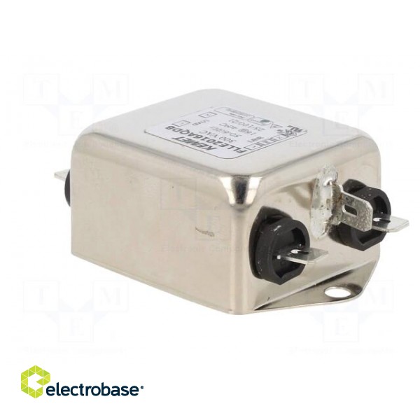 Filter: anti-interference | 300VAC | 16A | Leads: connectors FASTON фото 8