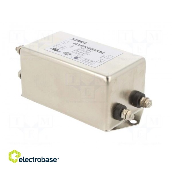 Filter: anti-interference | 300VAC | 20A | Leads: screw M4 | 300VDC image 4