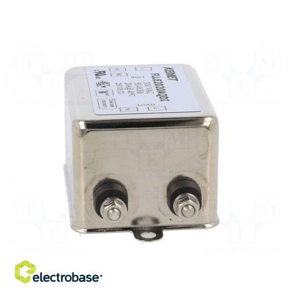 Filter: anti-interference | 300VAC | 20A | Leads: screw M4 | 300VDC фото 4