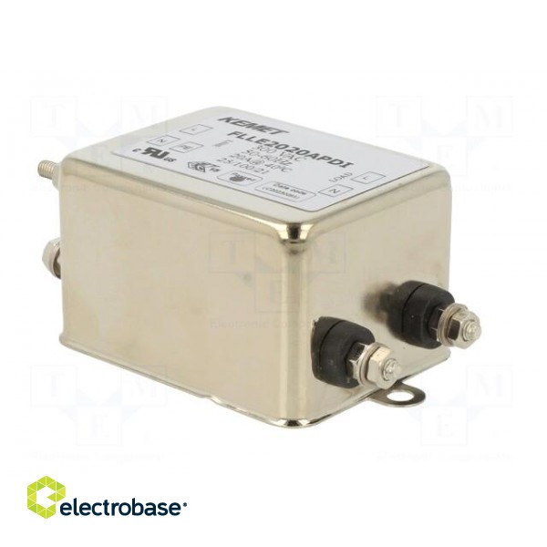 Filter: anti-interference | 300VAC | 20A | Leads: screw M4 | 300VDC фото 4