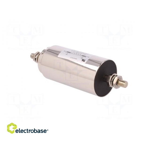 Filter: anti-interference | 440VAC | 2x1uF | 200A | Leads: M10 screws image 3