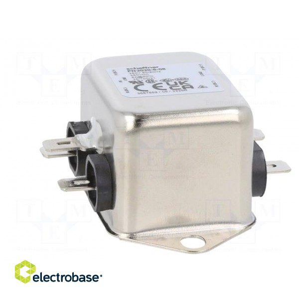 Filter: anti-interference | single-phase | 250VAC | Cx: 150nF | 1MΩ фото 9