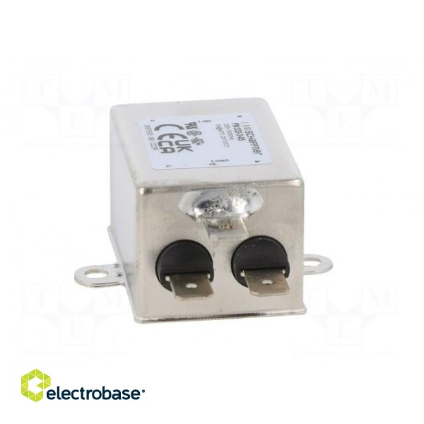 Filter: anti-interference | single-phase | 250VAC | Cx: 15nF | screw image 5