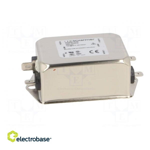 Filter: anti-interference | single-phase | 250VAC | Cx: 1uF | Cy: 10nF image 3