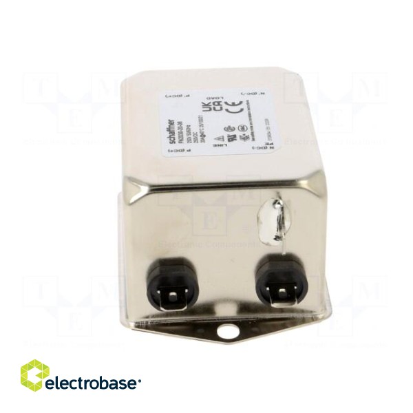 Filter: anti-interference | single-phase | 250VAC | Cx: 1uF | Cy: 10nF фото 9