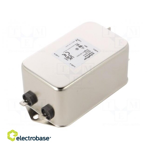 Filter: anti-interference | single-phase | 250VAC | Cx: 1uF | Cy: 4.7nF image 2