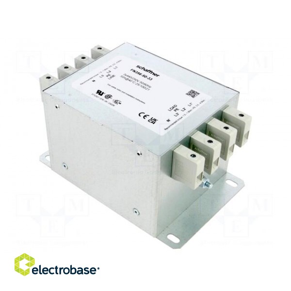 Filter: anti-interference | three-phase | 440VAC | screw | Ir: 0.1mA