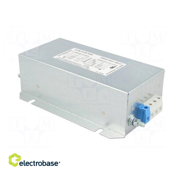 Filter: anti-interference | three-phase | 480VAC | screw | 8A | Poles: 1 image 4