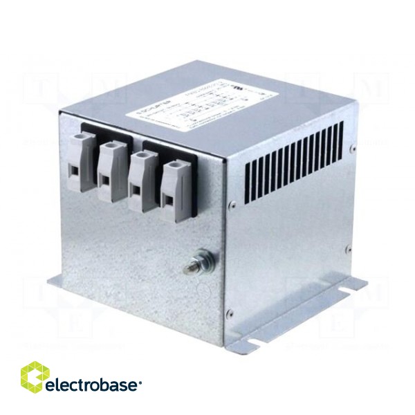 Filter: anti-interference | three-phase | 520VAC | 25A | screw